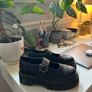 Dr. Martens Addina Platform Leather Shoes
